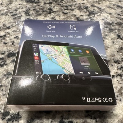 AI BOX Wireless CarPlay & Android Auto Adapter with USB Port, 5V Input
