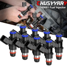 8pcs Fuel Injector 12580681 Fit 2004-2010 Chevy GMC 4.8 5.3 6.0 6.2 832-11203