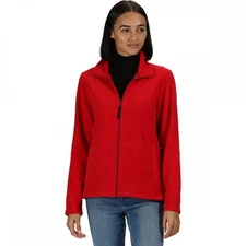 Regatta Jacket UK 10 Micro Full Zip Women's Fleece Red