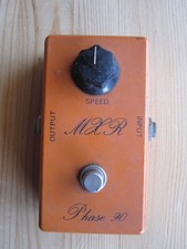 pedale effetti chitarra vintage script MXR Phase 90 made in 1975