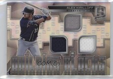2021 Panini Spectra Building Blocks Materials Alex Kirilloff #BB-AK 1b75