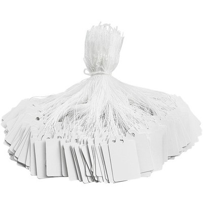 220 Pack White Price Tags with String Attached Marking Price Tags Price Labels D