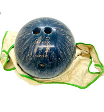 Galaxie 300 12lb  Brunswick Bag C8u52049 Vtg Blue Tricolor Bowling Ball