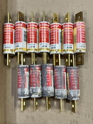 12x Littelfuse JLS090 Fuse Class J 90A JLS Series 486J50 POWR-GARD Current Limit