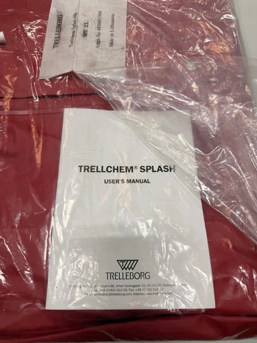 NEW Trelleborg Trellchem Splash 600 Chemical Splash Protection Suit XL 488601004 - product listing photo