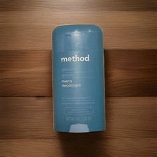 Method Glacier Granite Men's Deodorant, Aluminum & Baking Soda Free, 2.65 Oz