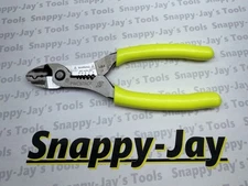 Snap-on Tools USA NEW HI VIZ Soft Grip 7" Wire Stripper Cutter Crimper PWCS7ACF