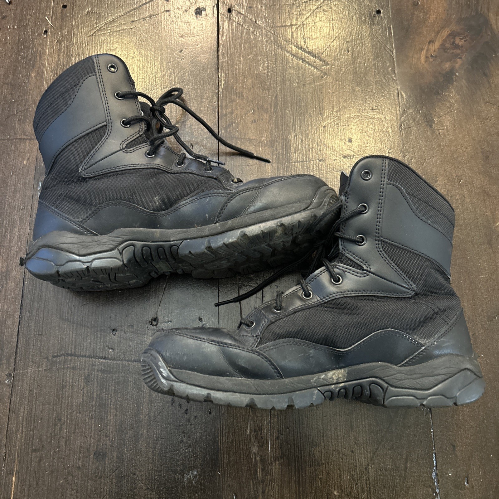 Interceptor Black Leather Force Tactical Steel To… - image 2