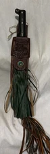 Panama Collectible Machete w Leather Sleeve Vintage Sharp Legitimus Collins & Co