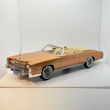 Bos 1/18 1976 Cadillac Eldorado Convertible 1976 Bronze Metallic Resin Car Model