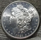 1881-s Morgan Silver Dollar Brilliant Uncirculated CARTWHEEL LUSTER