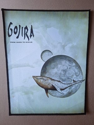 BACKPATCH/RÜCKENAUFNÄHER - GOJIRA - FROM MARS TO SIRIUS -PROGRESSIVE/DEATH METAL
