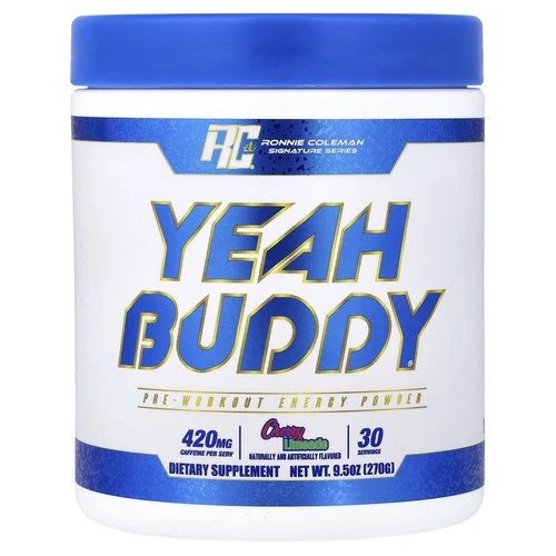 Signature Series, Yeah Buddy&reg;, Pre-Workout Energy Powder, Cherry Limeade, 9.5 oz