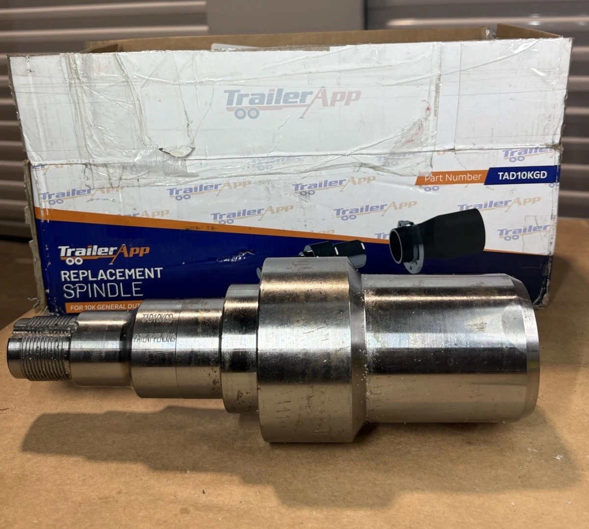 TrailerApp Replacement Spindle TAD10KGD For 10K General Duty Axles photo 1