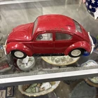 Vintage 1960's Tonka 52680 VW Volkswagen Beetle Bug Steel Toy Car 8" Red Bug