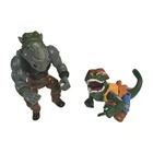 TMNT Leatherhead Rocksteady Rhino 1988 Vintage Used Toys Teenage Mutant Ninja