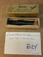 Vintage Weems #100 All-Call Cottontail Rabbit Call New Old Stock