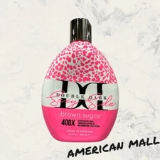 Brown Sugar Double Dark Sexy Side 400X Bronzer - Sultry, Deep Tanning Lotion, 13