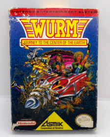 Nes Nintendo WURM Journey to the Center of the Earth Complete w/ manual Tested
