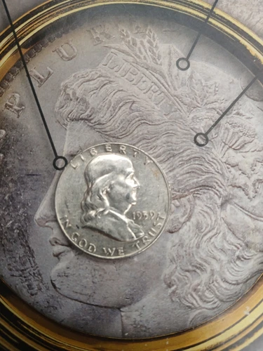 Silver 90% Franklin Half Dollar 1952-P Mint Almost UNC TP-8746