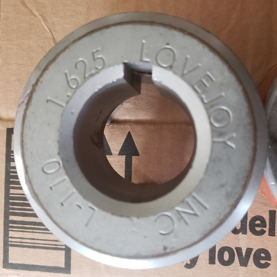 LOT of 2 Lovejoy Coupling L-110 1.625 Bore 3/8'' Key