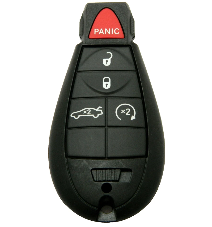 NEW OEM 2008-2010 CHRYSLER 300 5 BTN REMOTE START KEY FOB IYZ-C01C 68058348 - Image 2 of 4
