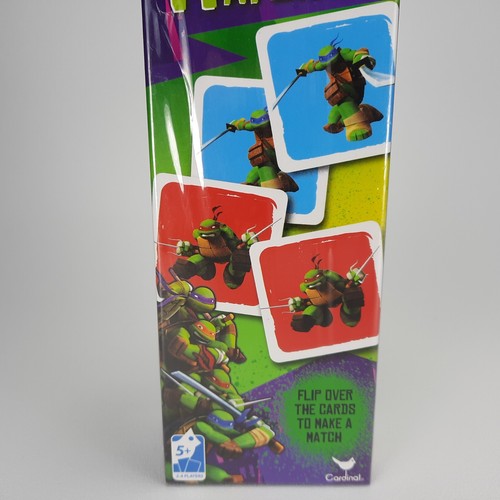 Nickelodeon Teenage Mutant Ninja Turtles Memory Match Gioco Cardinale NUOVO - Foto 5 di 10
