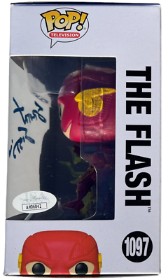 GRANT GUSTIN SIGNED AUTOGRAPHED FUNKO POP VINYL THE FLASH 1097