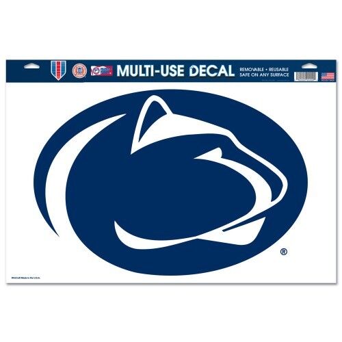 PENN STATE NITTANY LIONS 1 PIECE MULTI-USE DECAL 11"X17" WINDOWS BLOWOUT PRICE! - Picture 1 of 2