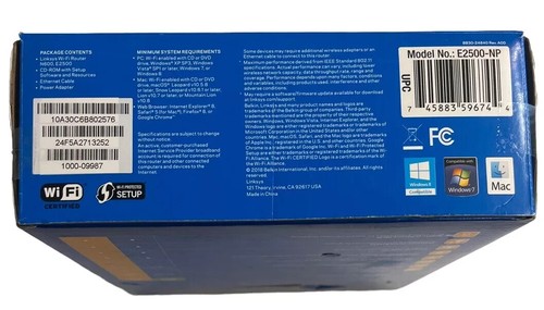 Linksys Router Wifi Dual Band N600 - 4 porte Ethernet E2500 V3 - Foto 9 di 13