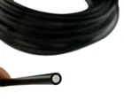Fiber Optic Cable  1 / 1.5 / 2.0 Silica Core End Glow black PVC Waterproof tube