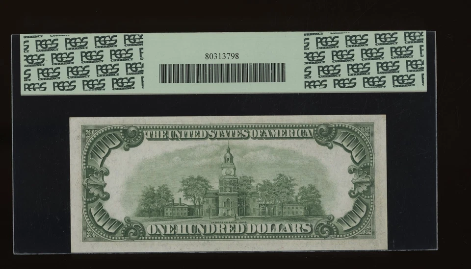 DBR 1934 $100 LGS Philadelphia Gem Fr. 2152-Clgs PCGS 65 PPQ Serial C00461535A - Image 2 of 2