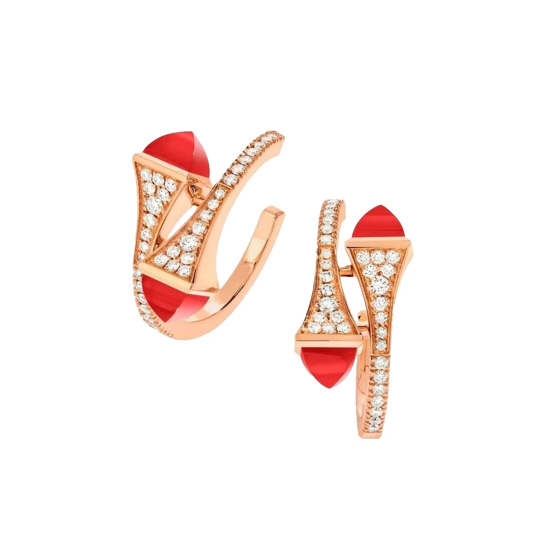 Agate Yellow Gold Fashion Earrings