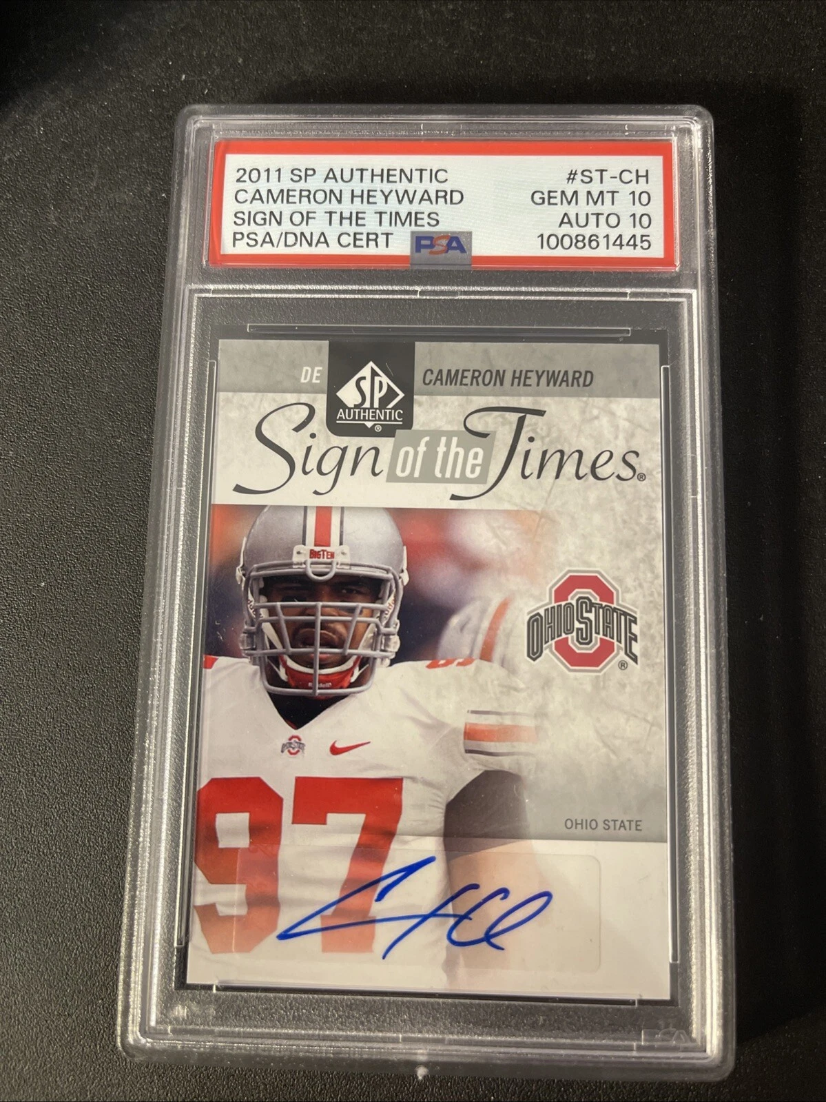 Cameron Heyward SP Authentic Sign of the Times #STCH Base