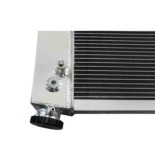 4 Row Radiator+Shroud Fan For 1967~1972 1968 GMC Chevy C/K 10 20 30 Pickup Truck - Picture 11 of 13