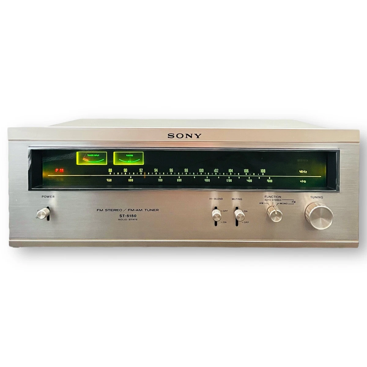 SONY FM AM ステレオチューナー ST-5150 - ラジオ・コンポ