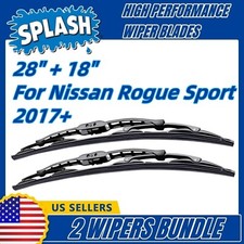 Wiper Blades 2-Pack Standard Wipers - fit 2017+ Nissan Rogue Sport - 30280/180