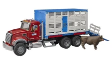BRUDER TOYS #02830 MACK Granite Cattle Transport NEW!