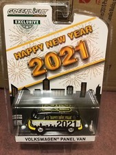 Greenlight Hobby Exclusive Volkswagen Panel Van Happy New Year 2021