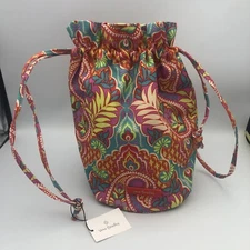 Vera Bradley Ditty Bag Lighten Up Paisley In Paradise New With Tags