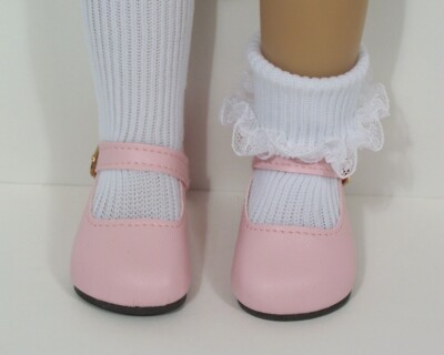 Light Pink Basic CM Doll Shoes For Sonja Hartmann 18'' Kidz n Cats (Debs)