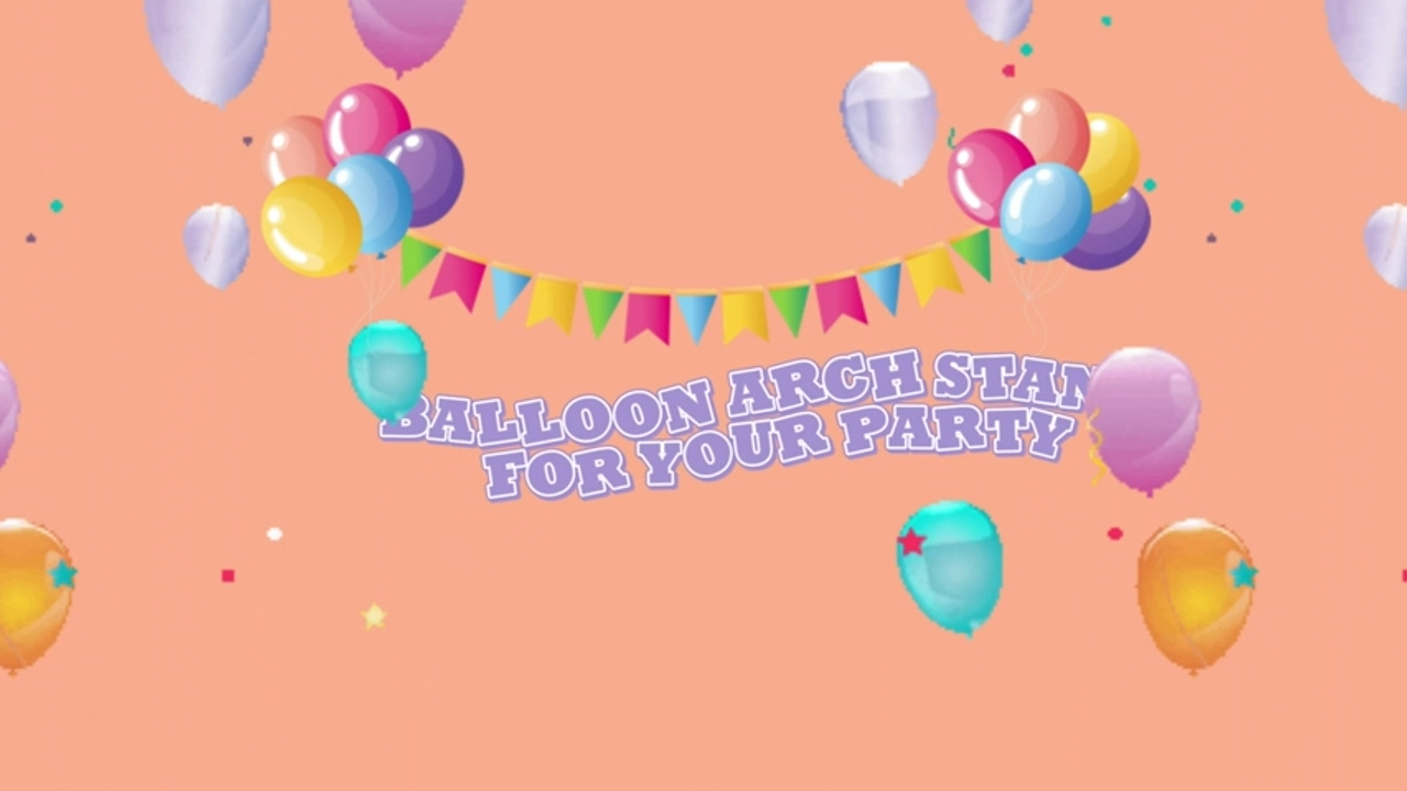 2M Hoop Balloon Arch Backdrop Flower Display Stand Frame Wedding Party