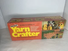 Vintage Sealed INSTANT YARN CRAFTER Learning Kit w/ Instruction & Project Books