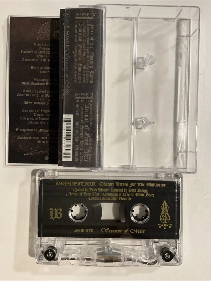 Inquisition – Obscure Verses For The Multiverse Cassette 2014 Season Of Mist *FR Foto 3 de 3