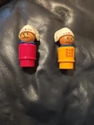 Vintage  Fisher Price 2 Little Indians Native American Little People Figures