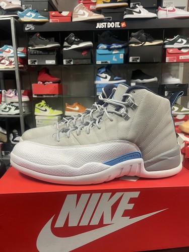 Nike Air Jordan 12 Retro University Blue Wolf Grey 130690-007 Men’s Size 12 - Picture 6 of 10