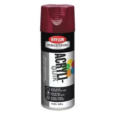 Krylon Industrial K02101a07 Spray Paint, Cherry Red, Gloss, Solvent, 12 Oz