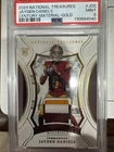 2024 Panini National Treasures Century Materials GOLD Jayden Daniels #CM-JDS /49