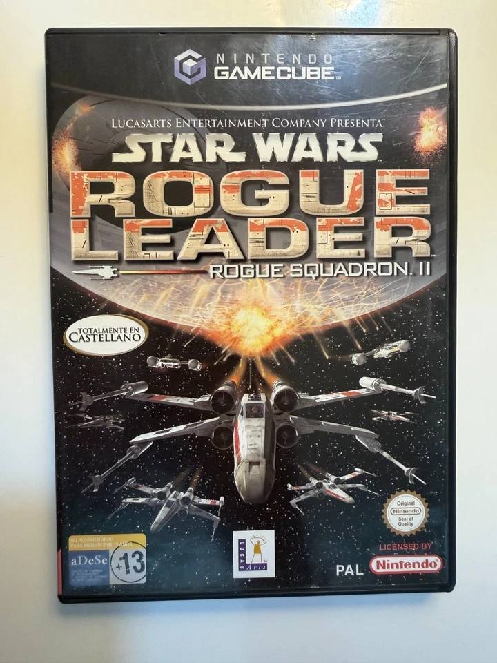 STAR WARS ROGUE LEADER ROGUE SQUADRON II - NINTENDO GAMECUBE - PAL ESPAÑA 2, foto 1 de 5