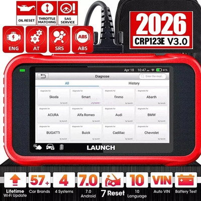 2026LAUNCH CRP123E V3.0 OBD2 Car Scanner Auto Diagnostic Tool 4System CANFD DOIP